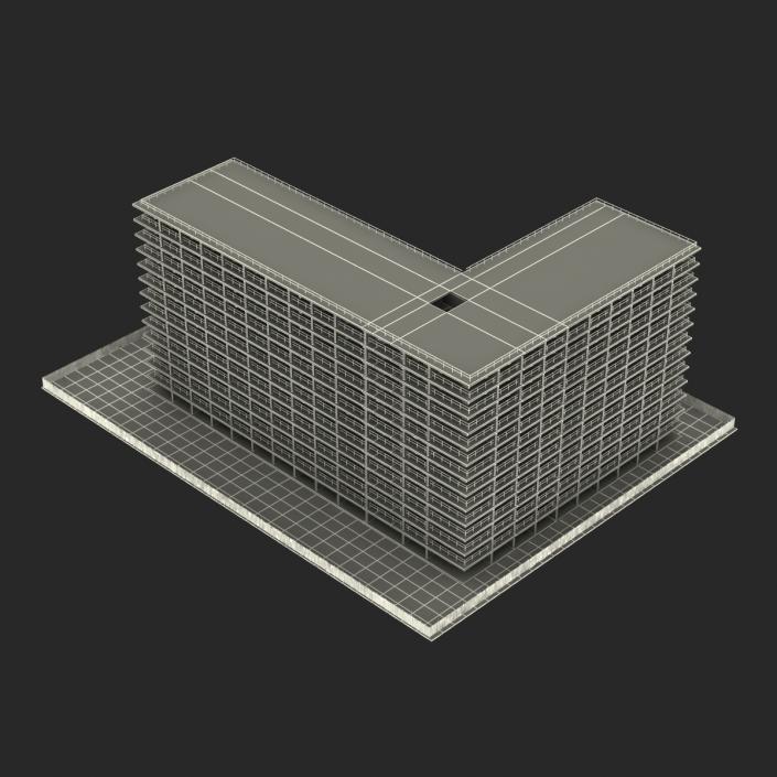 3D Building Construction 4 model