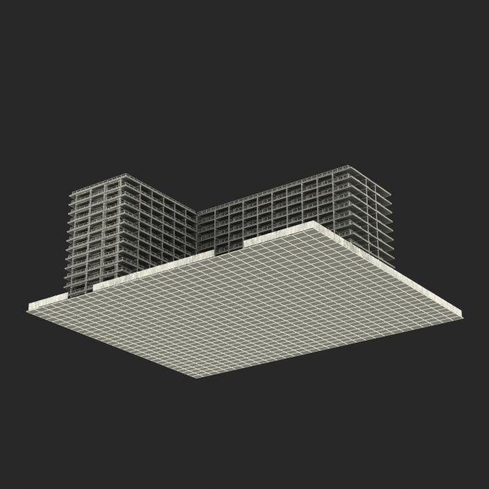 3D Building Construction 4 model