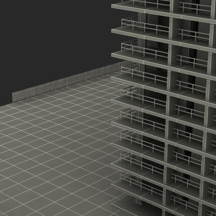 3D Building Construction 4 model