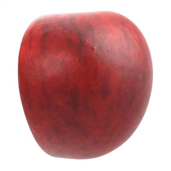 Red Apple Half 3D model