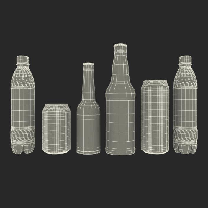 3D model Bottles Collection 3