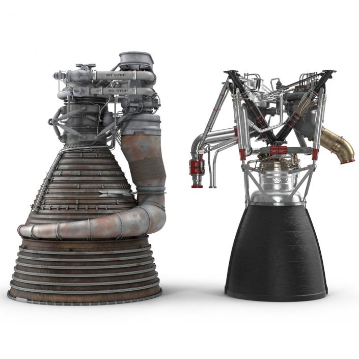 3D model Rocket Engines Collection