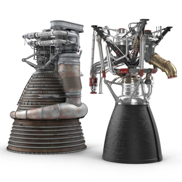 3D model Rocket Engines Collection