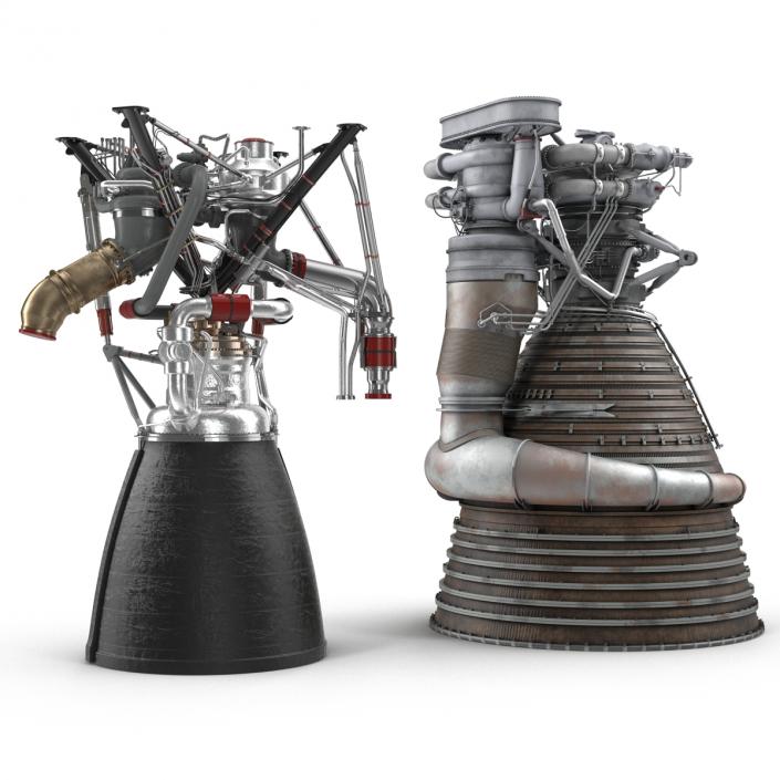 3D model Rocket Engines Collection