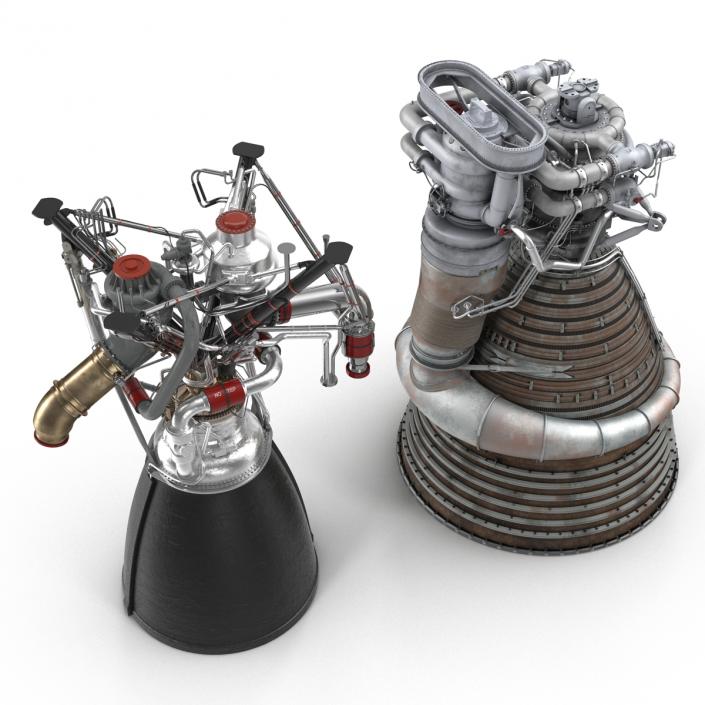 3D model Rocket Engines Collection