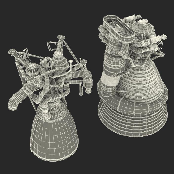 3D model Rocket Engines Collection