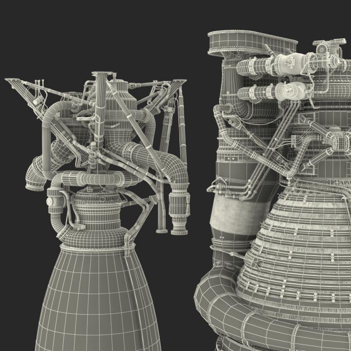 3D model Rocket Engines Collection