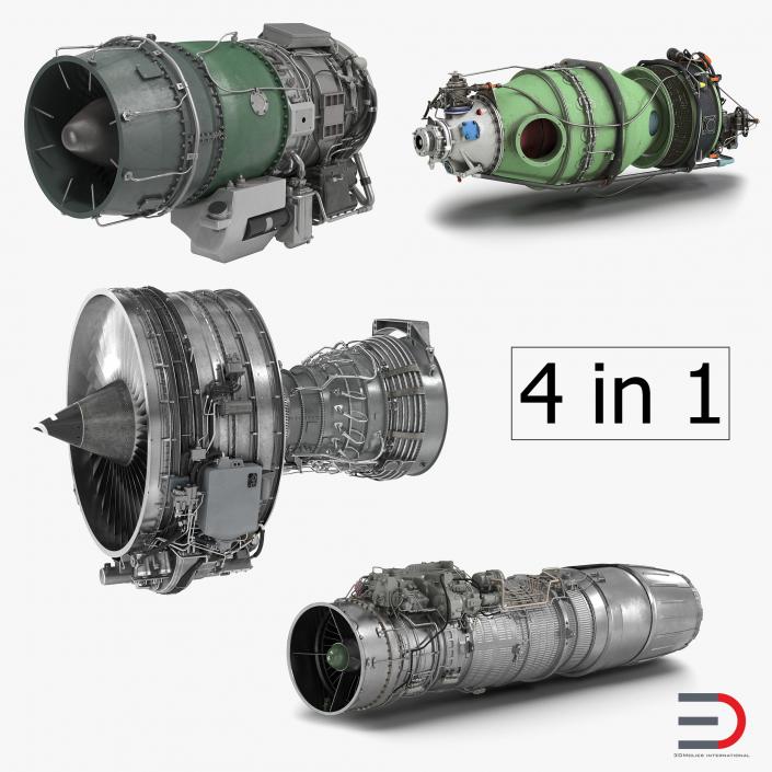 Turbofan Engines Collection 2 3D model