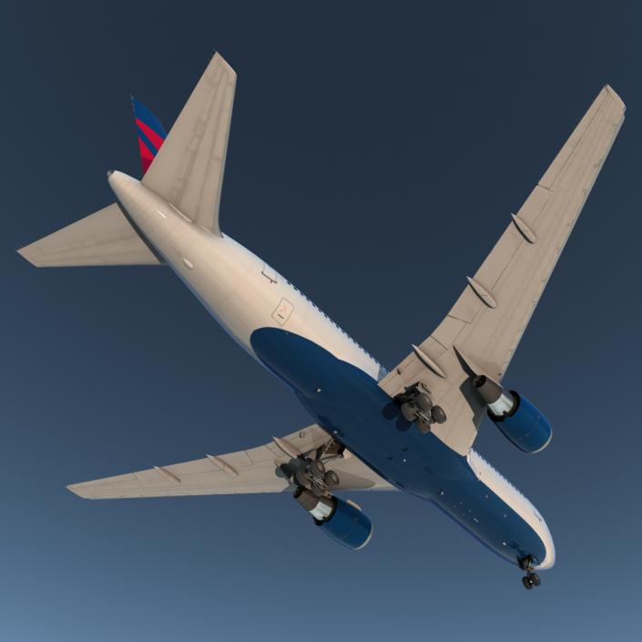 3D model Boeing 767-200 Delta Air Lines