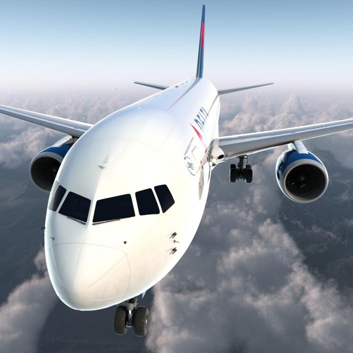 3D model Boeing 767-200 Delta Air Lines