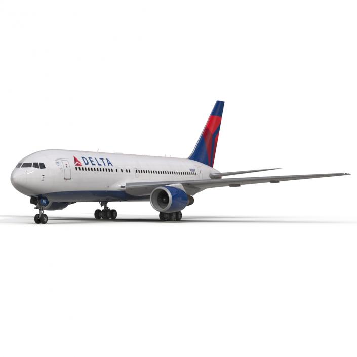 3D model Boeing 767-200 Delta Air Lines