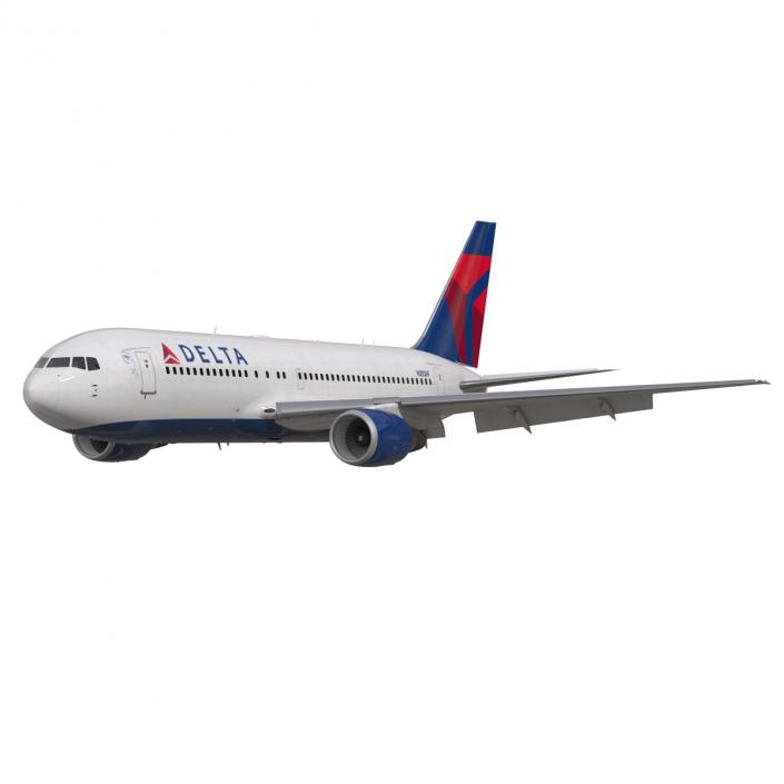 3D model Boeing 767-200 Delta Air Lines