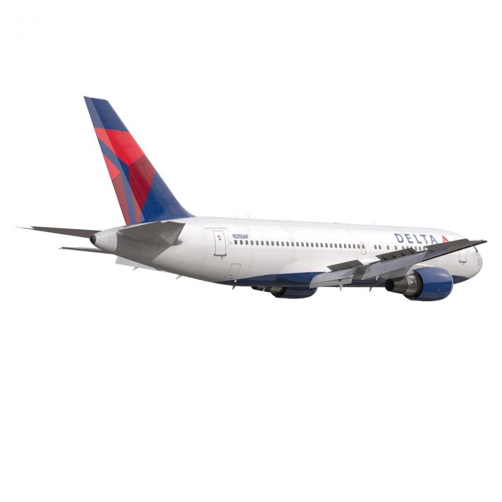 3D model Boeing 767-200 Delta Air Lines