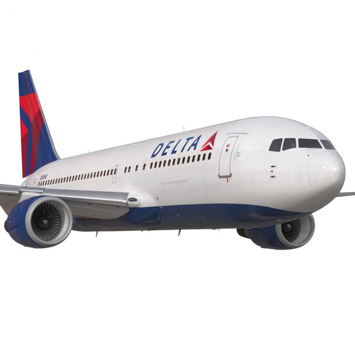 3D model Boeing 767-200 Delta Air Lines