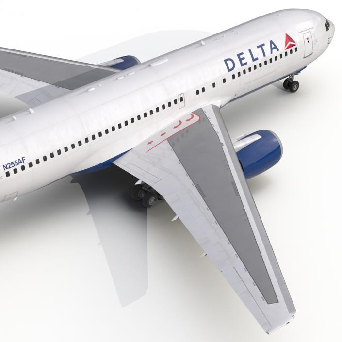 3D model Boeing 767-200 Delta Air Lines