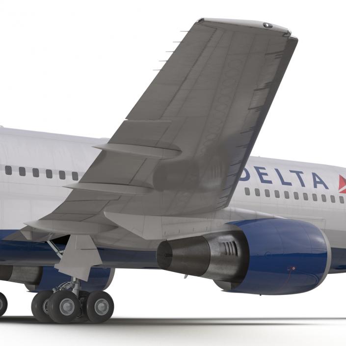 3D model Boeing 767-200 Delta Air Lines