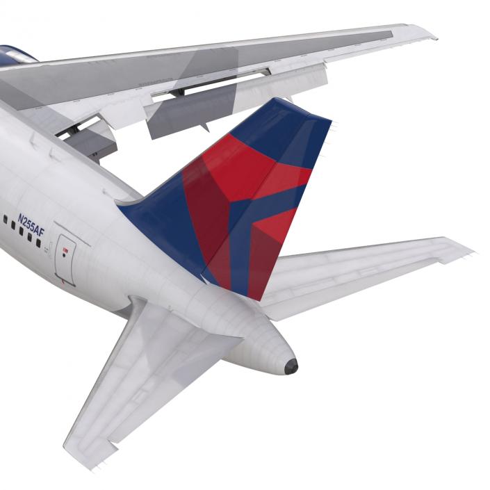 3D model Boeing 767-200 Delta Air Lines