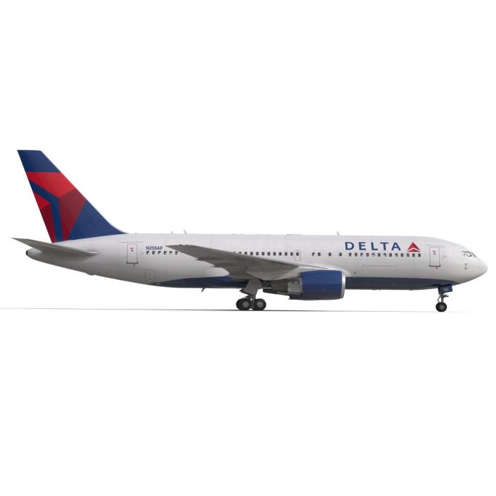 3D model Boeing 767-200 Delta Air Lines