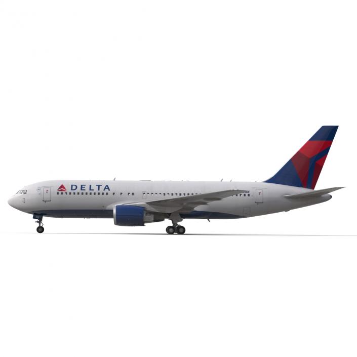 3D model Boeing 767-200 Delta Air Lines