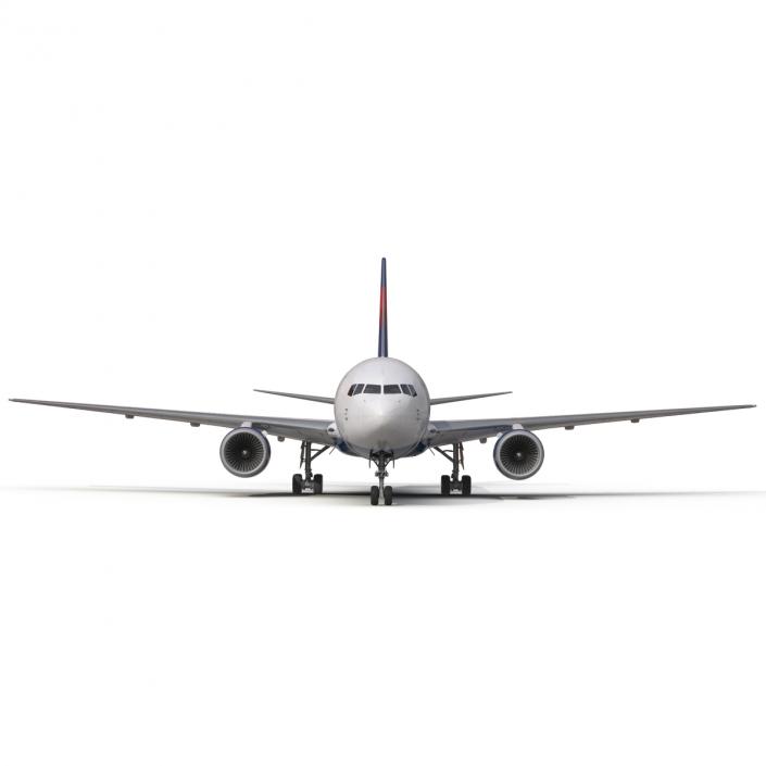 3D model Boeing 767-200 Delta Air Lines