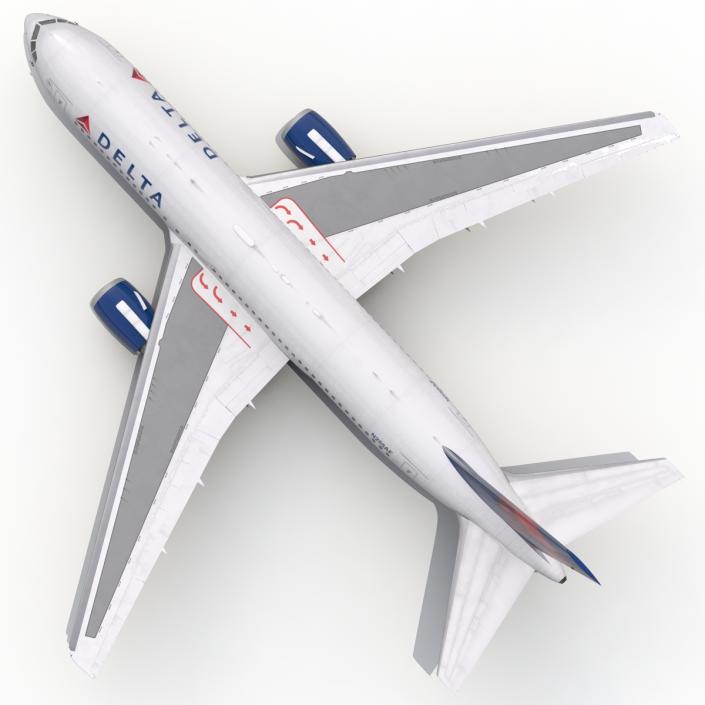 3D model Boeing 767-200 Delta Air Lines