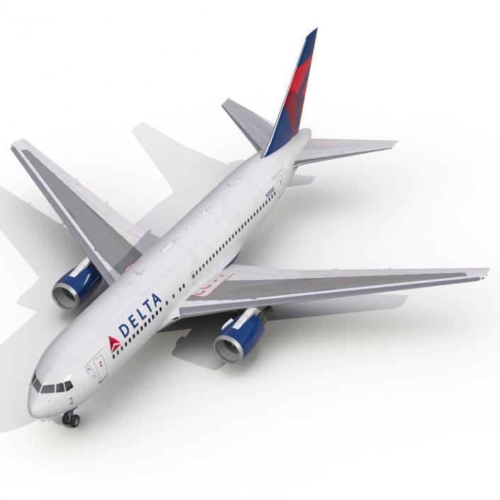 3D model Boeing 767-200 Delta Air Lines