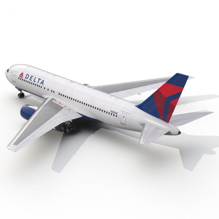 3D model Boeing 767-200 Delta Air Lines