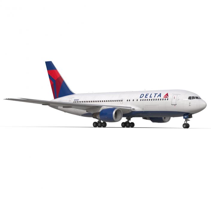 3D model Boeing 767-200 Delta Air Lines