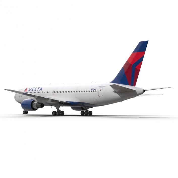 3D model Boeing 767-200 Delta Air Lines