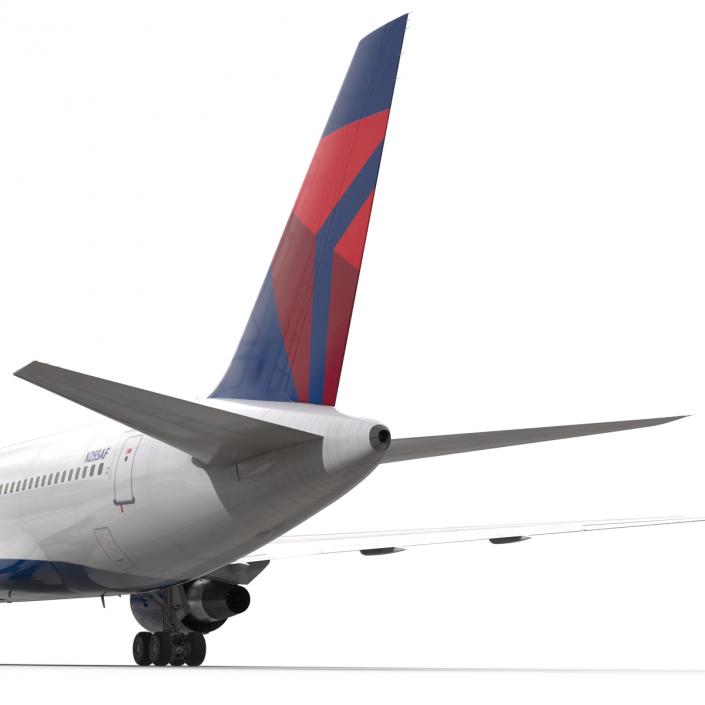 3D model Boeing 767-200 Delta Air Lines