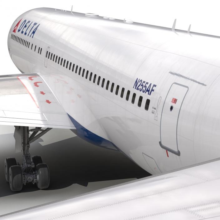 3D model Boeing 767-200 Delta Air Lines