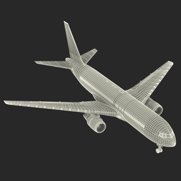 3D model Boeing 767-200 Delta Air Lines