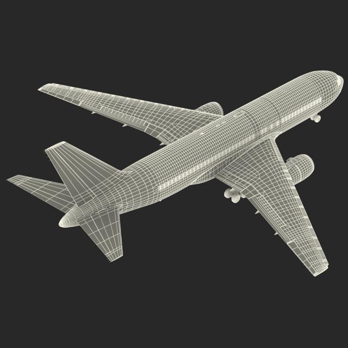 3D model Boeing 767-200 Delta Air Lines