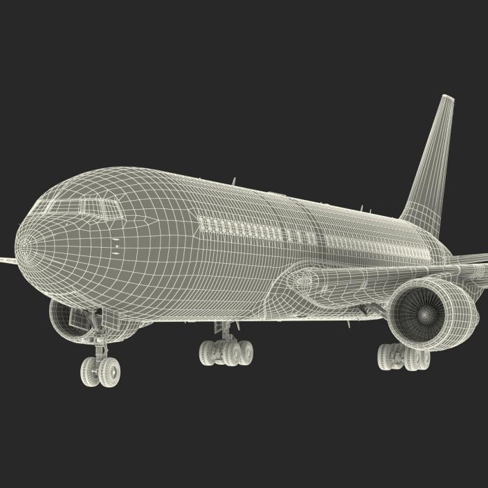 3D model Boeing 767-200 Delta Air Lines