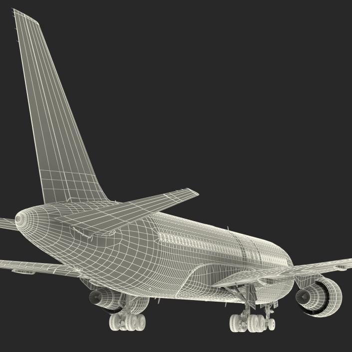 3D model Boeing 767-200 Delta Air Lines