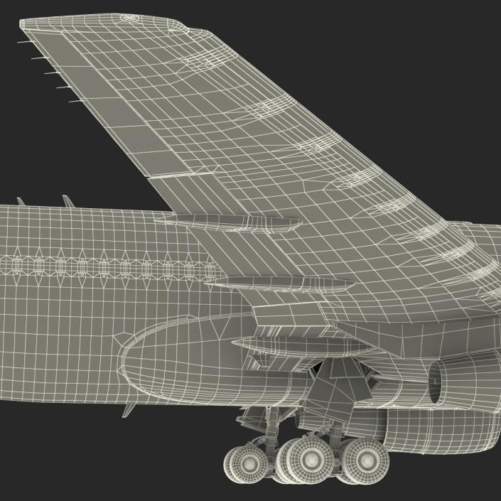 3D model Boeing 767-200 Delta Air Lines