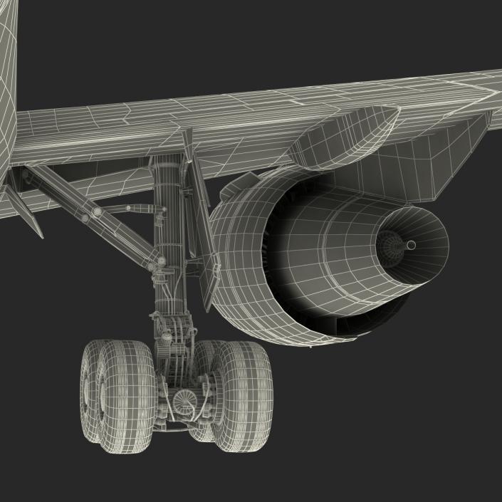 3D model Boeing 767-200 Delta Air Lines