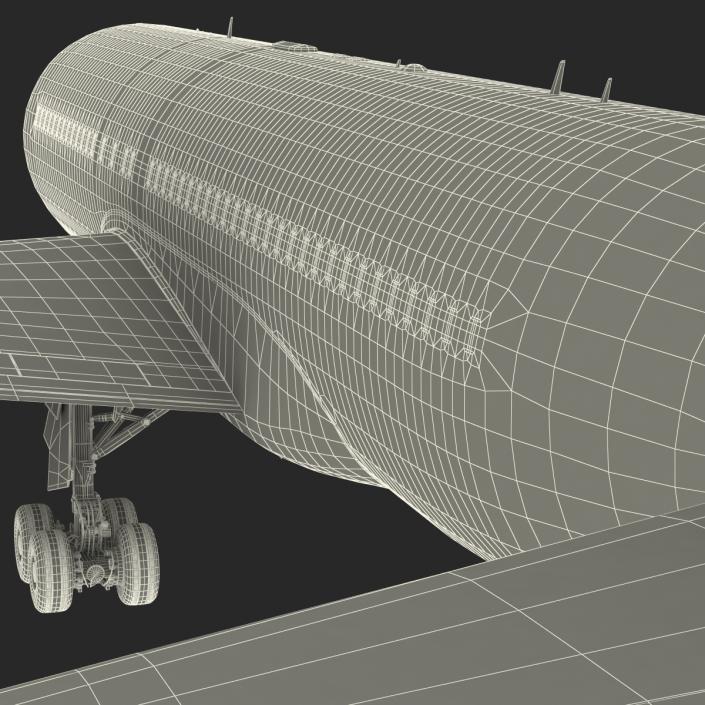 3D model Boeing 767-200 Delta Air Lines