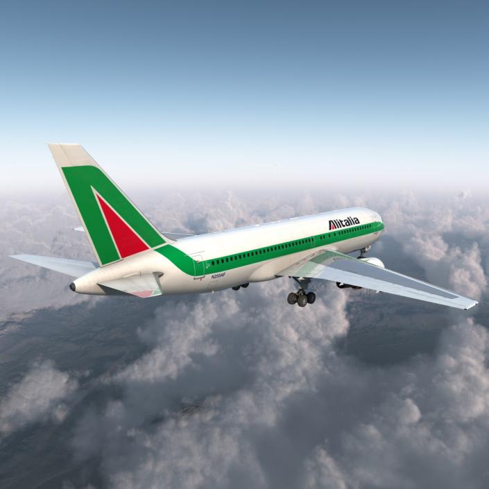 3D Boeing 767-200 Alitalia model