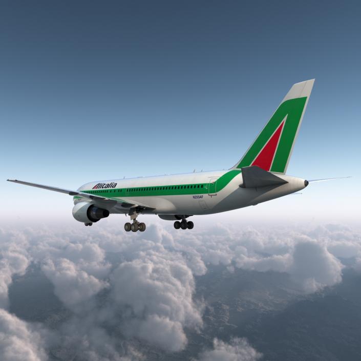 3D Boeing 767-200 Alitalia model