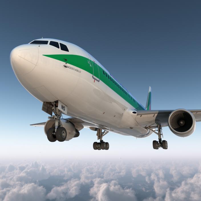 3D Boeing 767-200 Alitalia model