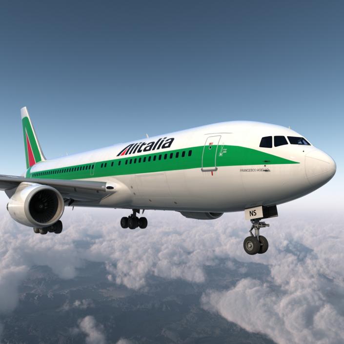 3D Boeing 767-200 Alitalia model