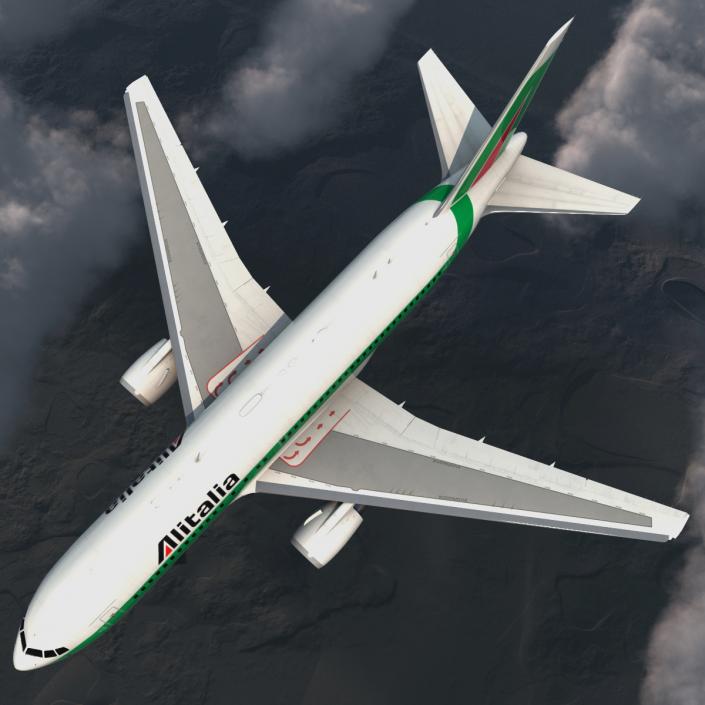 3D Boeing 767-200 Alitalia model