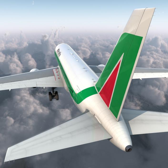 3D Boeing 767-200 Alitalia model