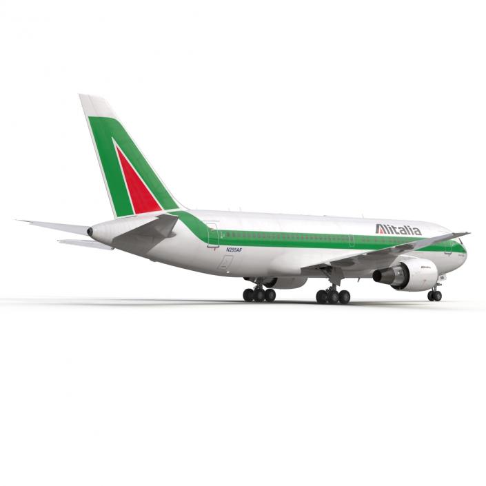 3D Boeing 767-200 Alitalia model