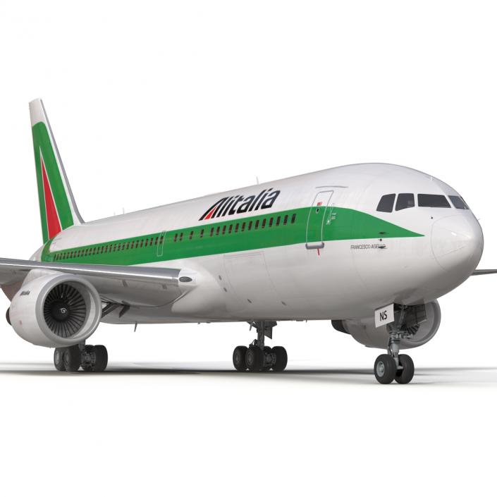 3D Boeing 767-200 Alitalia model