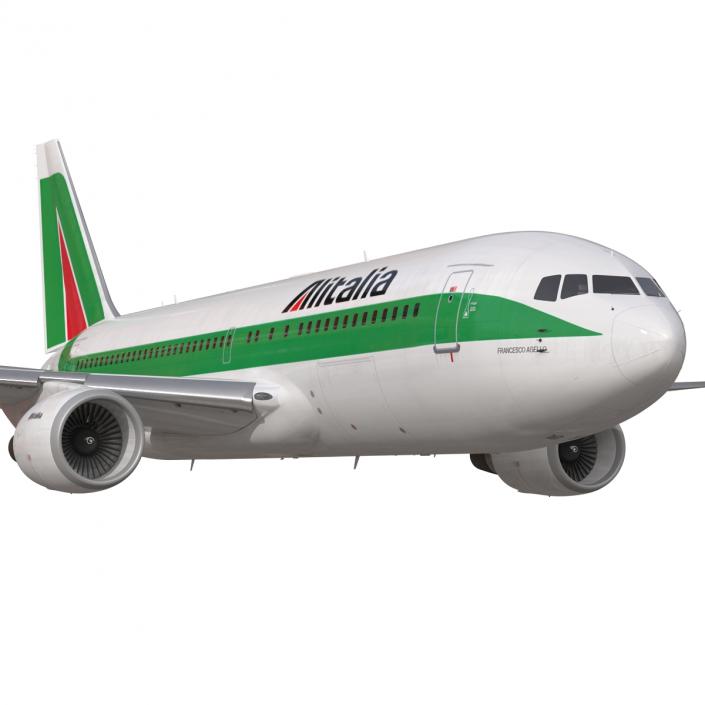 3D Boeing 767-200 Alitalia model