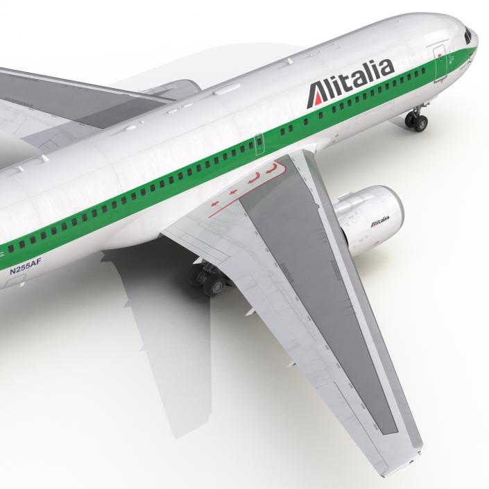 3D Boeing 767-200 Alitalia model