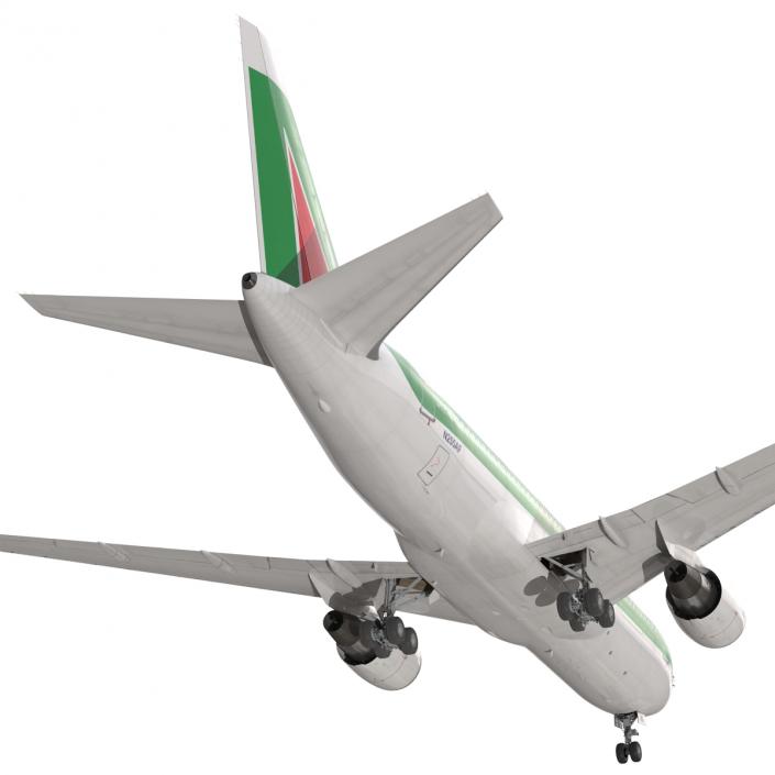 3D Boeing 767-200 Alitalia model