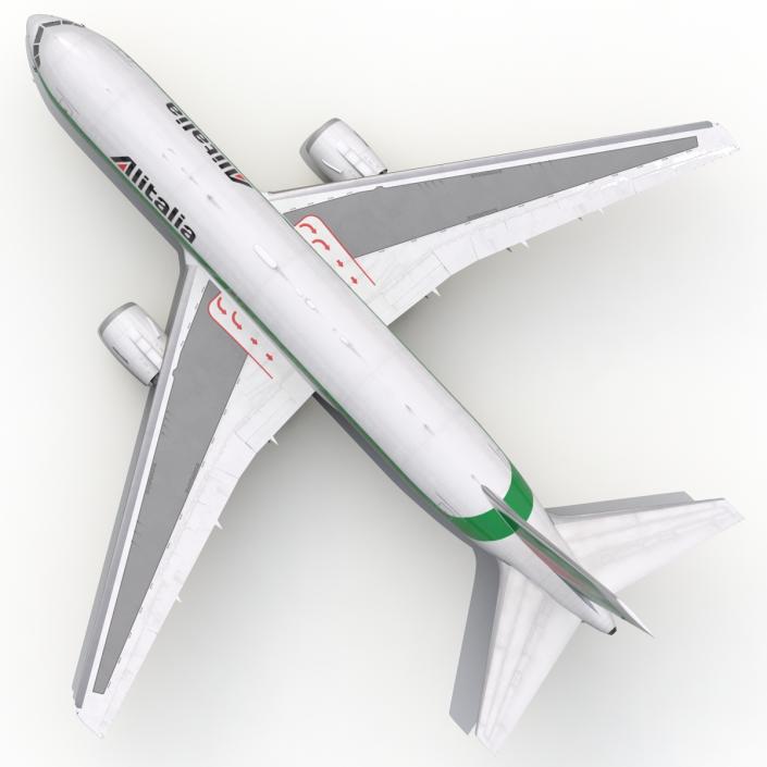 3D Boeing 767-200 Alitalia model